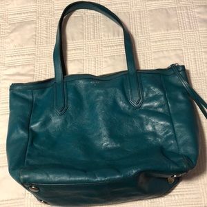 Fossil Teal Purse